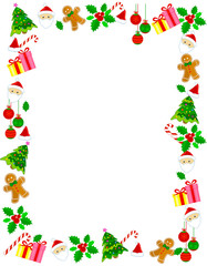 Christmas frame / border