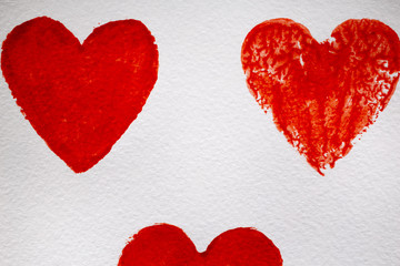 Heart. Greeting card.
