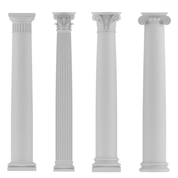 Architectural classic columns