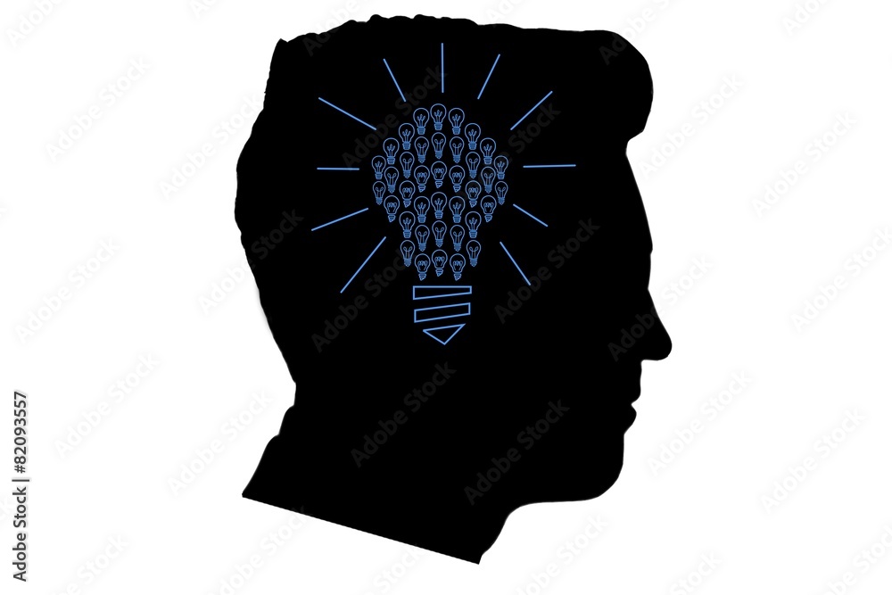 Poster composite image of idea and innovation graphic