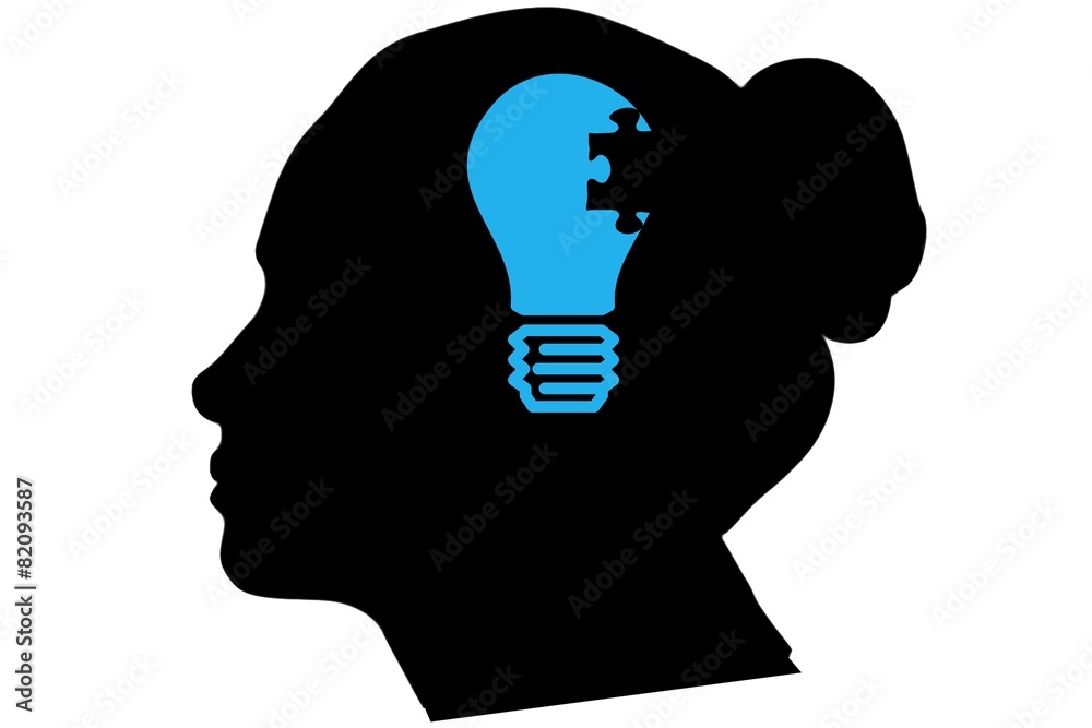 Poster composite image of idea and innovation graphic