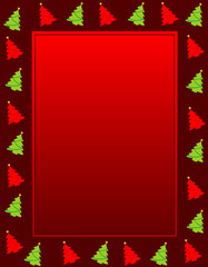 Christmas Tree border / frame