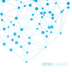 Digital connection background.