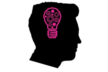 Composite image of idea and innovation graphic