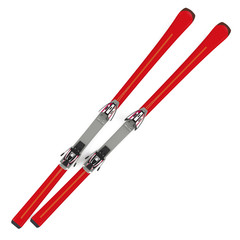 Ski red isolated top