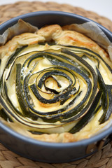 Torta rustica di zucchine