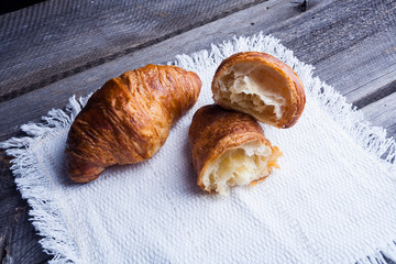 Fresh croissant