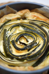 Torta rustica di zucchine