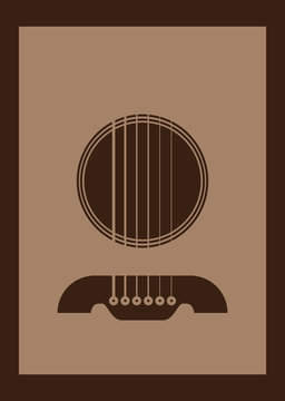 Poster Illustration Graphic Vector Gitarre