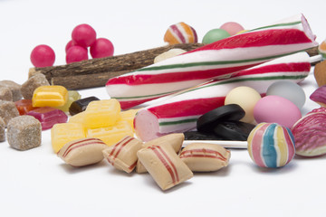 old dutch candy isolated on white background