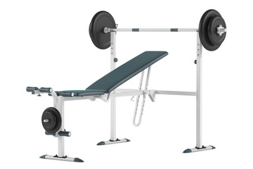 Barbell bench isolated