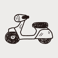 motorcycle doodle
