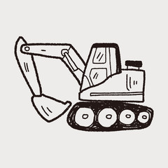 Excavator doodle