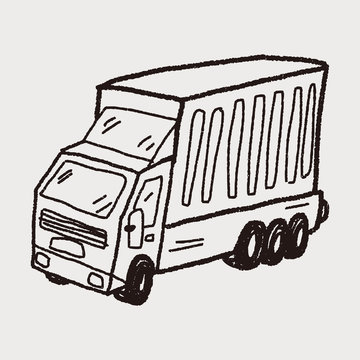 truck doodle