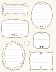 Doodle frame collection