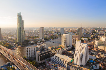 Fototapeta na wymiar Bangkok Skyscrapers