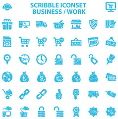 Scribble Iconset Business / Work