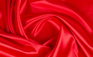 Obraz premium Red silk drapery.