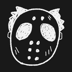 hallowenn mask doodle