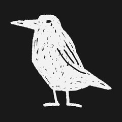 crow doodle