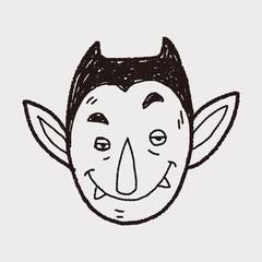 vampire doodle