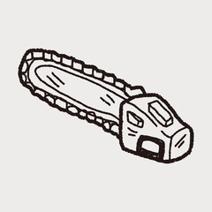 chainsaw doodle - 82099904