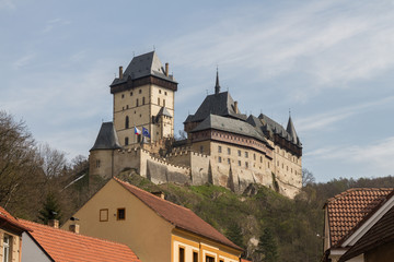 Fototapeta na wymiar Чехия. Замок Карлштейн (Karlštejn)