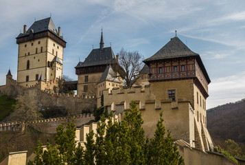 Fototapeta na wymiar Чехия. Замок Карлштейн (Karlštejn)