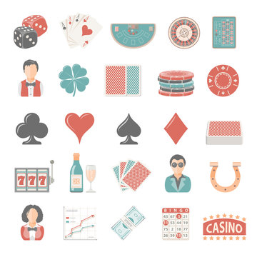 Flat Icons - Gambling