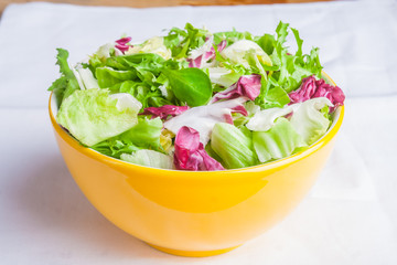 Lettuce mix salad.