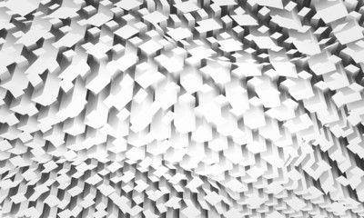Fototapeta premium Diigital background with chaotic square pattern