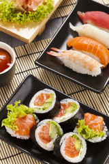 The composition of sushi