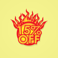Fiery discount.