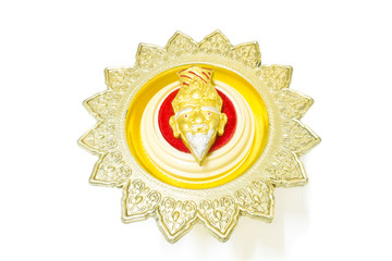 holy object in golden ware