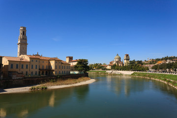 Verona panorama Adige
