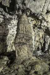 Interior of Polovragi cave, Romania