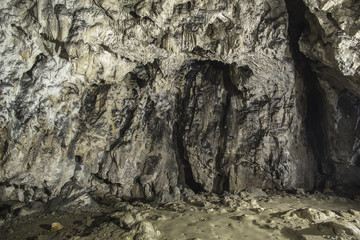 Interior of Polovragi cave, Romania