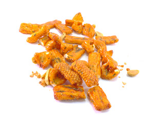 japanese rice cracker with nut