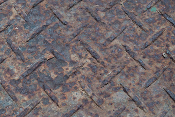 Background of metal diamond plate