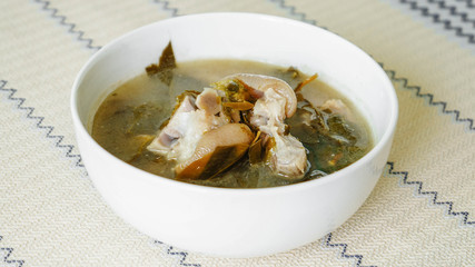 Pork Stew with Cha Muang Leaves