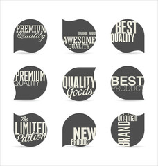 Fototapeta premium Modern badges collection