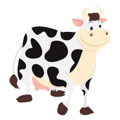 Cartoon Milk Cow