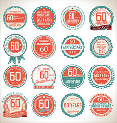 Anniversary label collection, 60 years