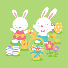 Super Cute Easter Scene