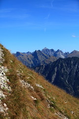 Naklejka premium Berghang der Kanzelwand