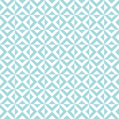 Retro Seamless Pattern Triangle Turquoise