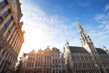 Fototapeta na wymiar beautiful view of Brussels, Belgium