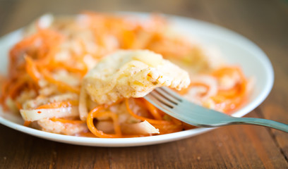 marinated fish