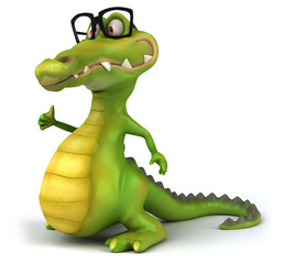 Fototapeta premium Fun crocodile