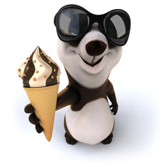 Fun panda © Julien Tromeur